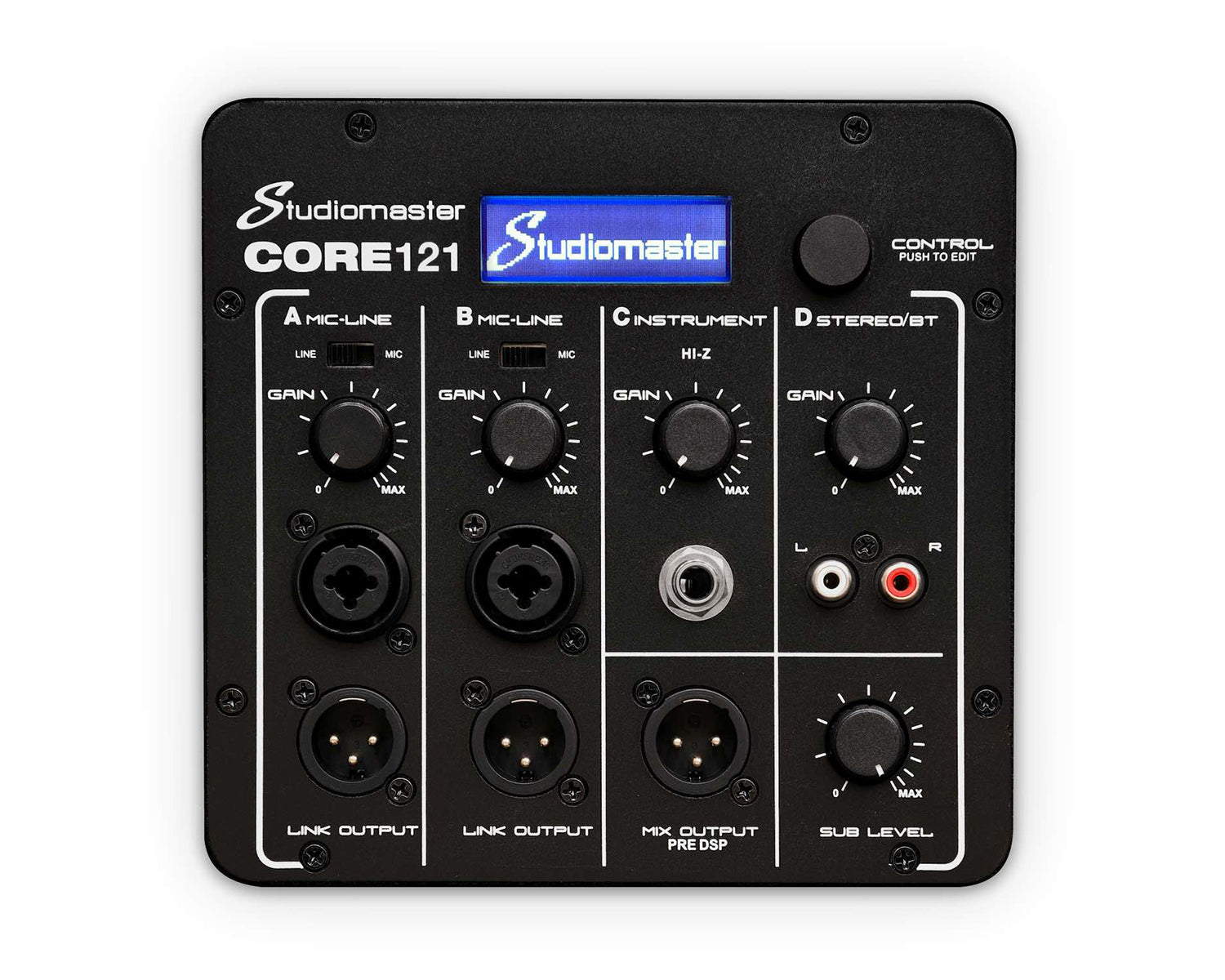 STUCORE121 - Studiomaster CORE 121 12inch Active Curved Array PA Speaker System and DSP Mixer Image 2