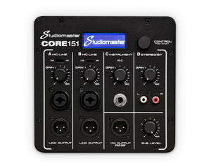 STUCORE151 - Studiomaster CORE 151 15inch Active Curved Array PA Speaker System and DSP Mixer Image 2