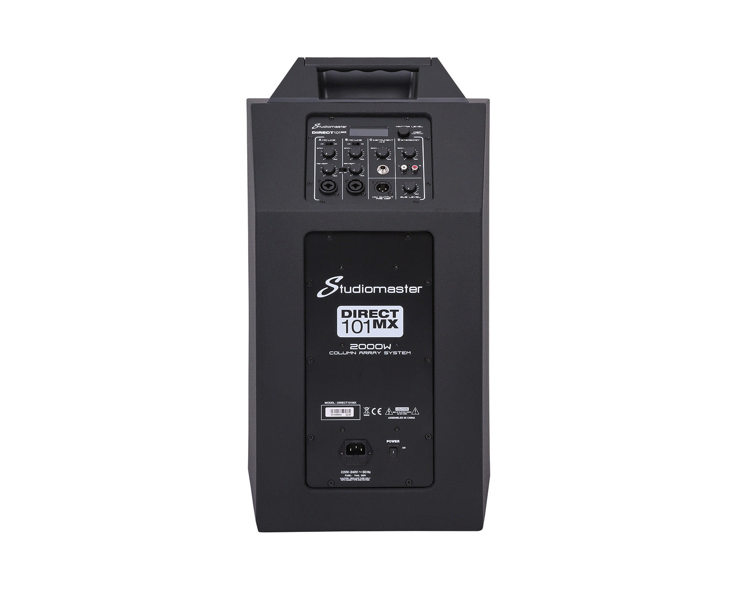 STUD101MX - Studiomaster DIRECT 101MX 10inch Active All in One PA Speaker System and DSP Mixer Image 3
