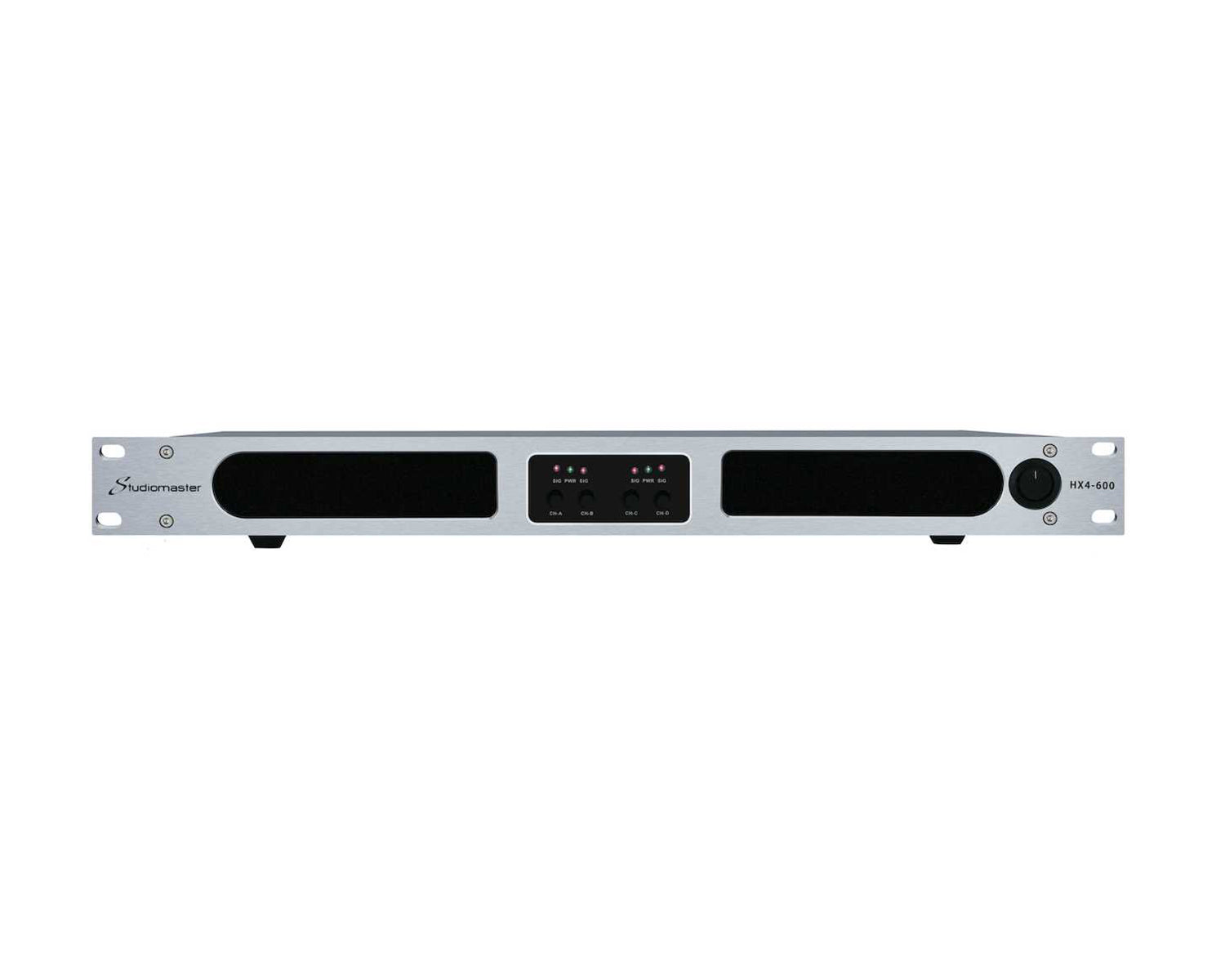 STUHX4600 - Studiomaster HX4 600 Digital Power Amplifier 4 x 225W @ 4ohm 1U Image 2
