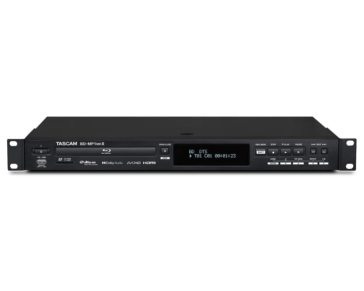 TASBDMP1MK2 - TASCAM BD MP1 MKII Professional Blu Ray Multi Media Player 1U Image 1