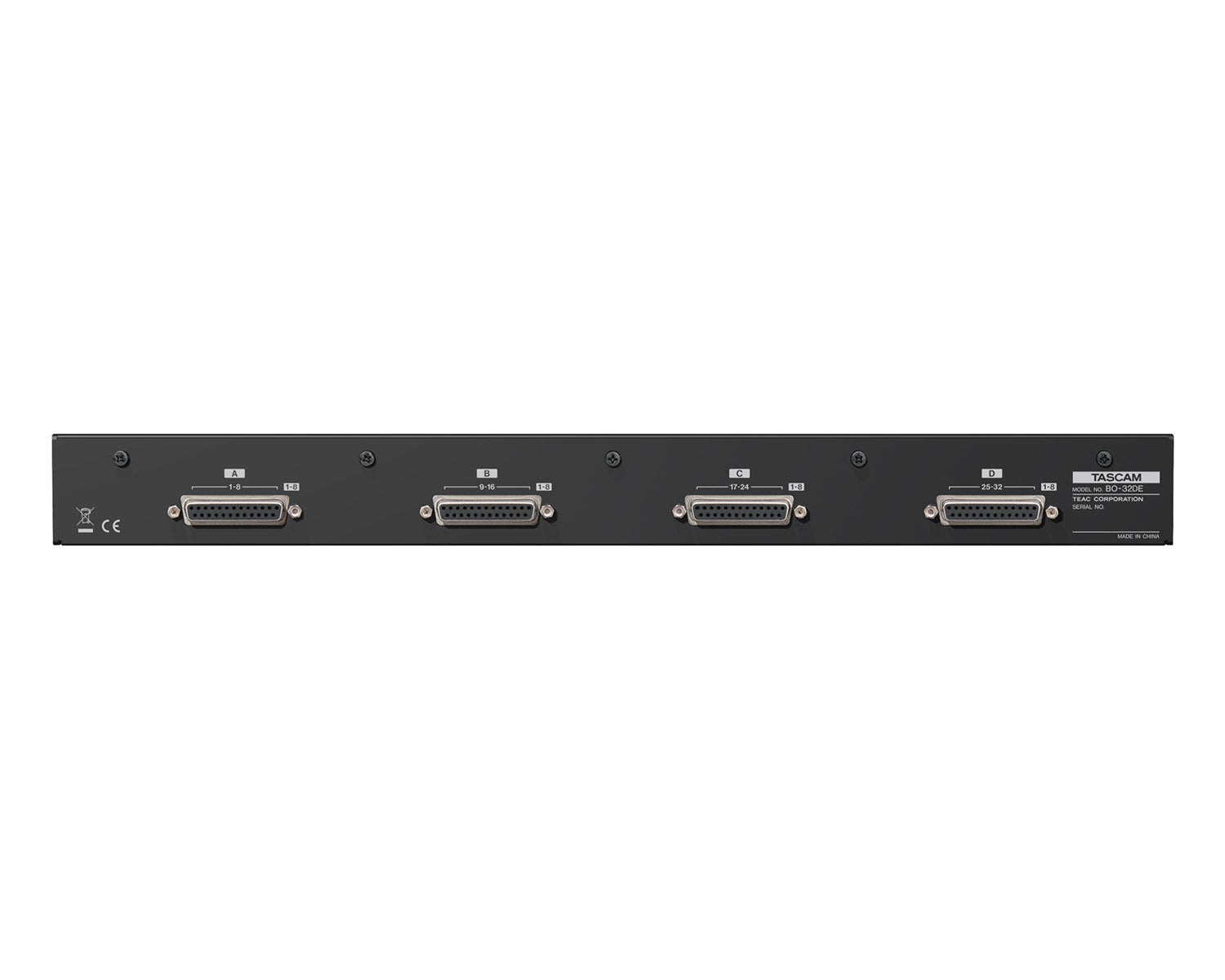 TASBO32DE - TASCAM BO 32DE 32CH Analogue Breakout Box Image 2