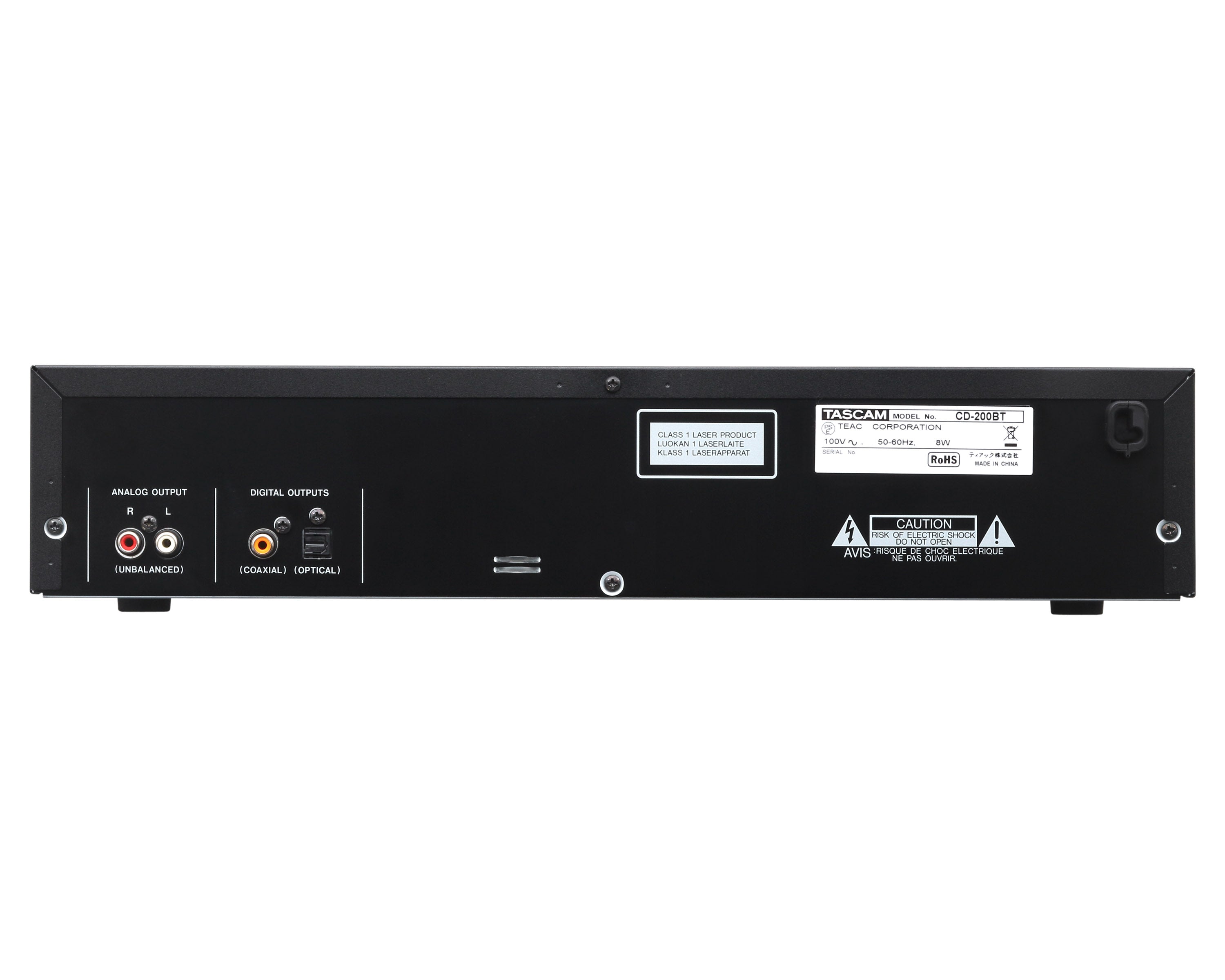 TASCD200BT - TASCAM CD 200BT Professional CD Player with Bluetooth Receiver 2U Image 3