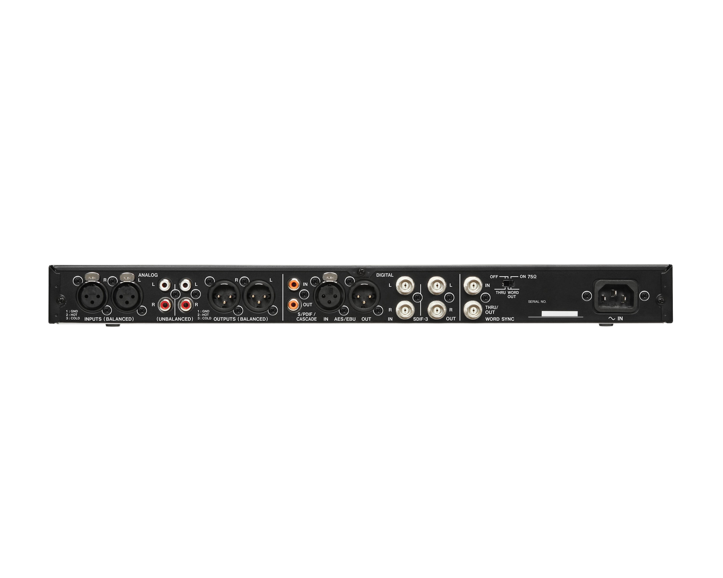 TASDA3000SD - TASCAM DA 3000SD High Definition PCM or DSD Audio Recorder and AD or DA Converter Image 3