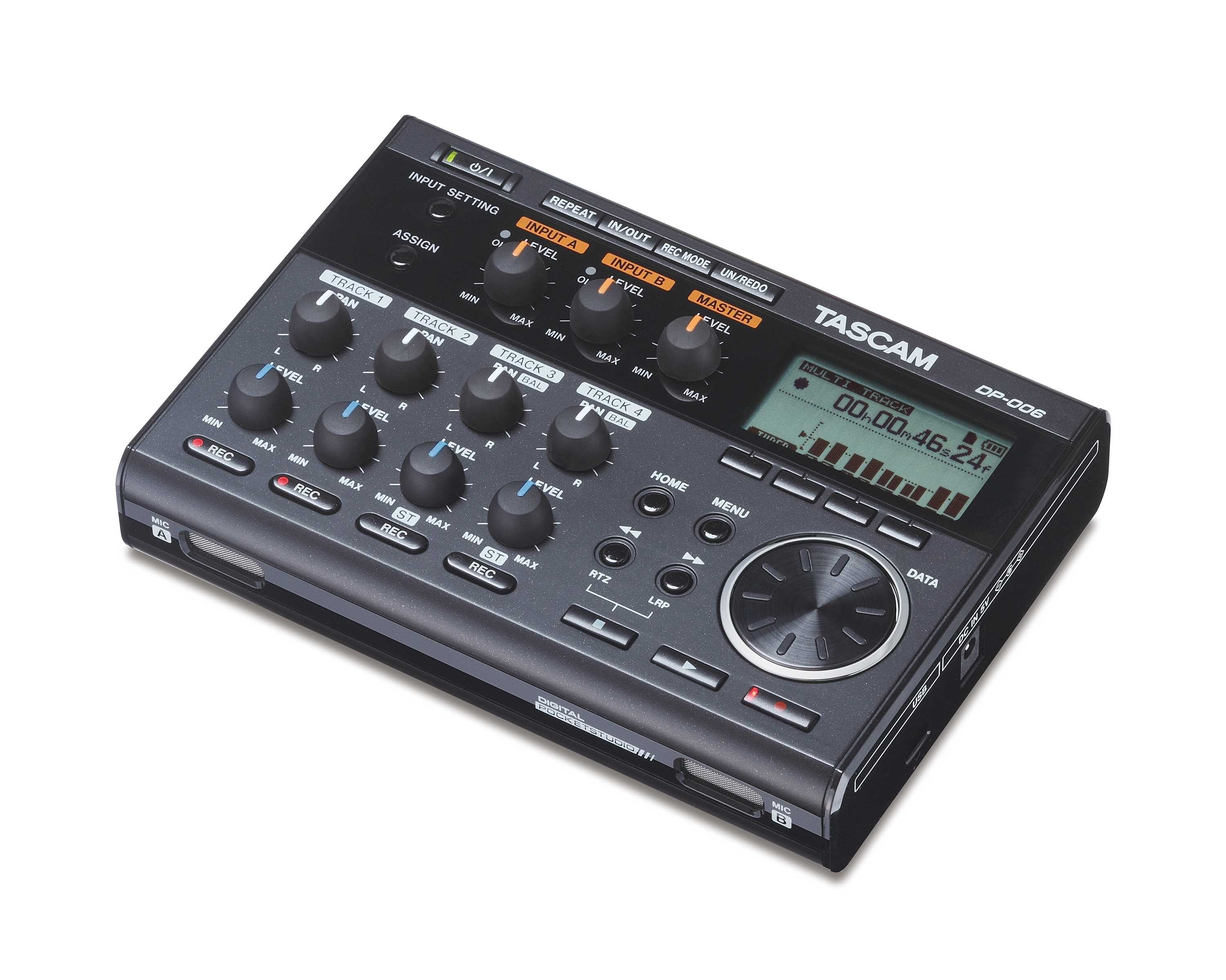 TASDP006 - TASCAM DP 006 6 Track Compact Digital Pocketstudio Image 2