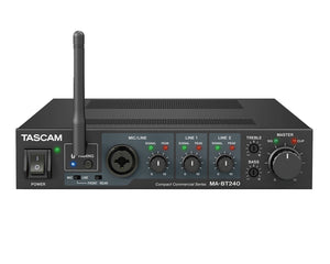 TASMABT240 - TASCAM MA BT240 Bluetooth Mixer Amp 100V 240W Half 1U Exc AK RM05 RMK Image 1