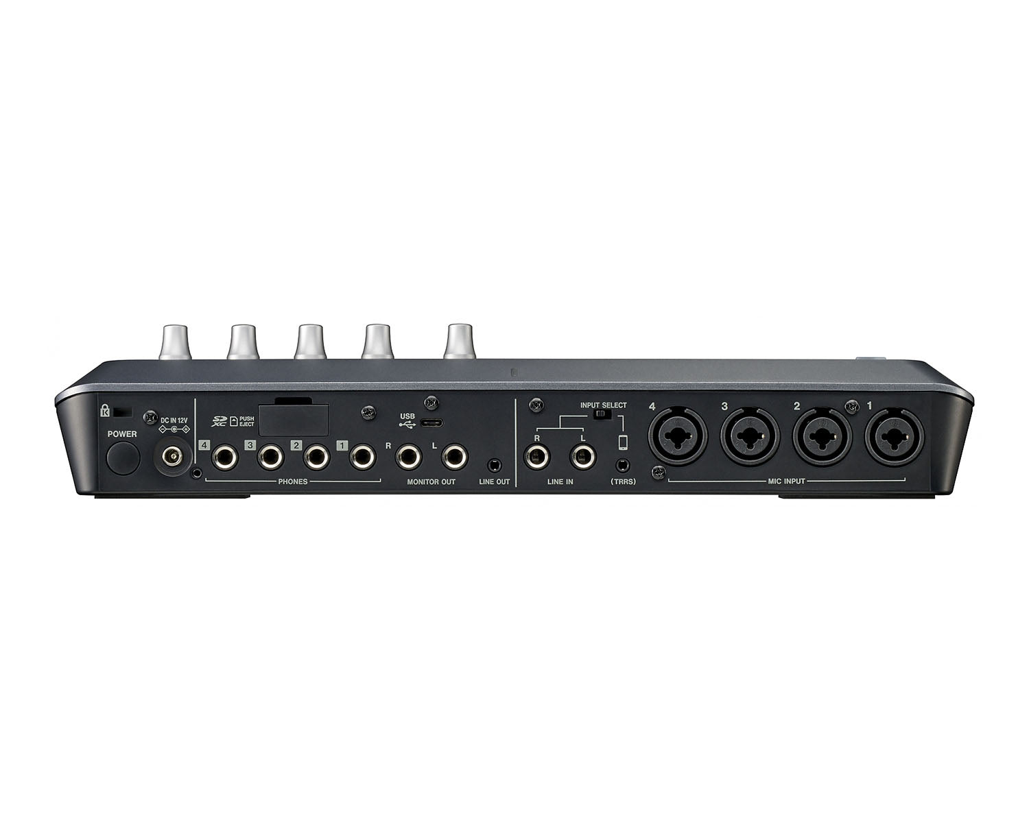 TASMIXCAST4 - TASCAM Mixcast 4 Podcast Recording Console with Recorder or USB Interface Image 7