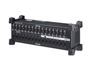 TASSB16D - TASCAM SB 16D Portable or Rack Mounted 16in or 16out Stage Box with Dante 3U Image 3