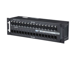 TASSB16D - TASCAM SB 16D Portable or Rack Mounted 16in or 16out Stage Box with Dante 3U Image 4