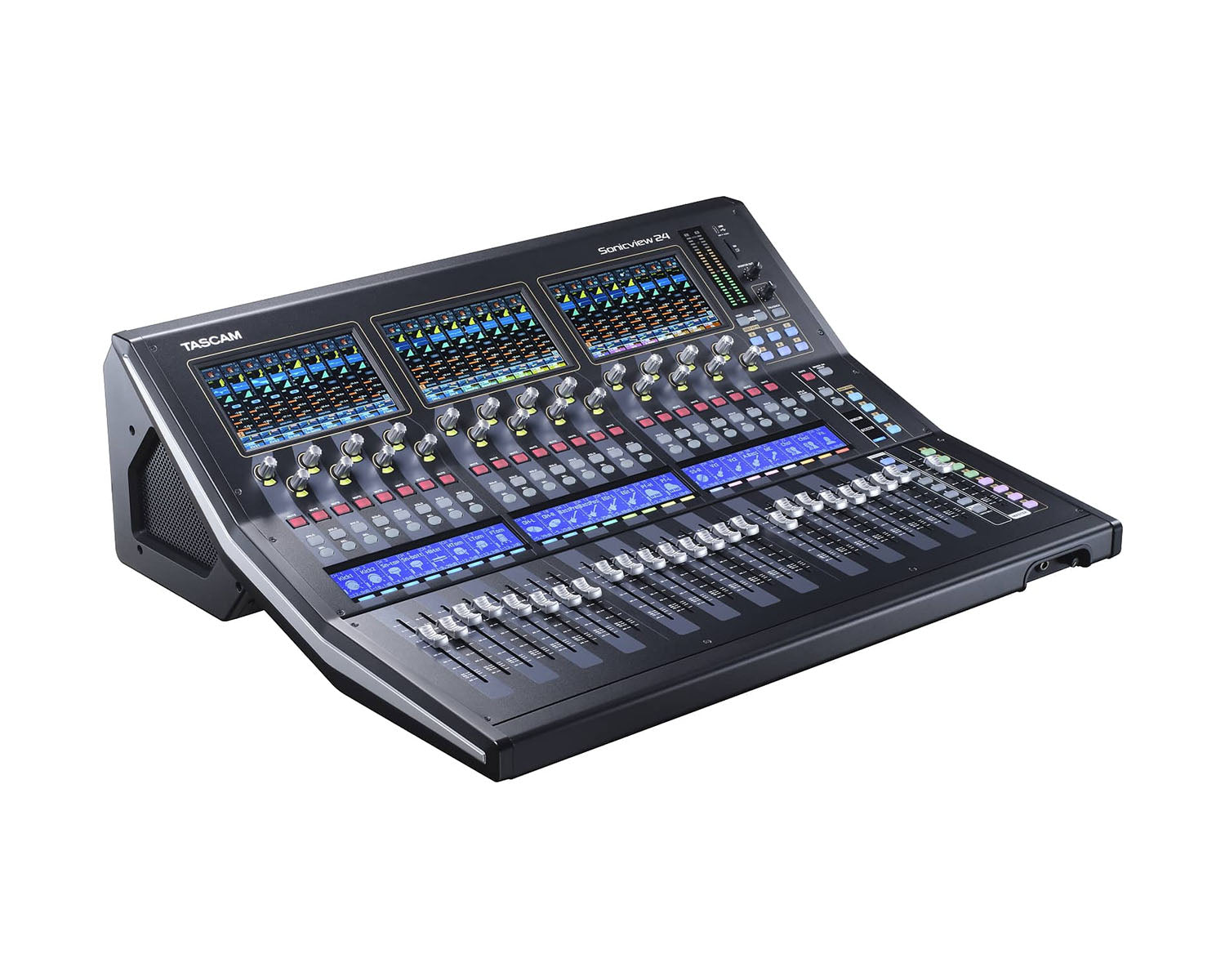 TASSONICVIEW24 - TASCAM SonicView 24 24 Channel Digital Mixing Console 44in or 24bus Dante Image 3
