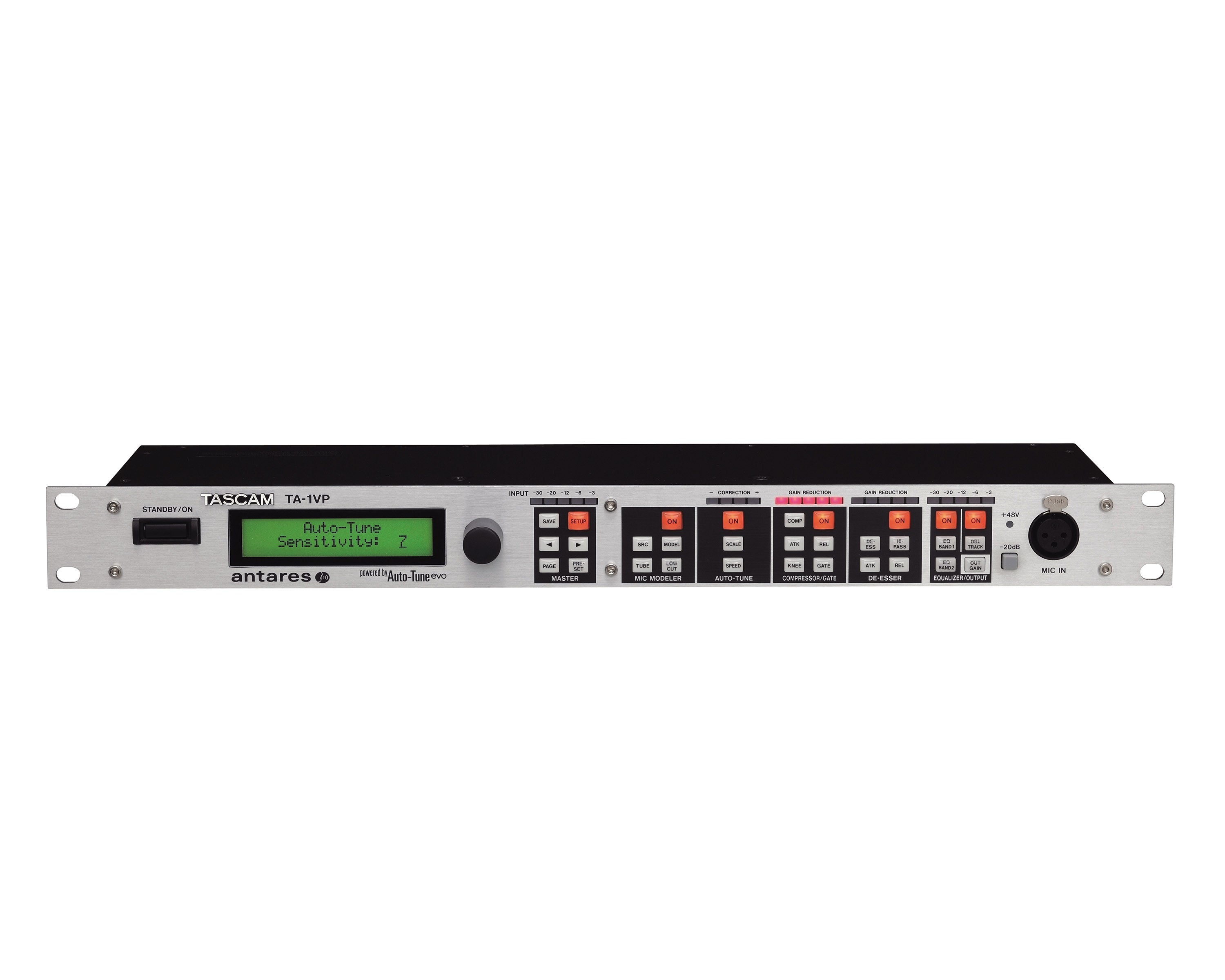 TASTA1VP - TASCAM TA 1VP Vocal Processor (Antares Autotune) 1U Image 1
