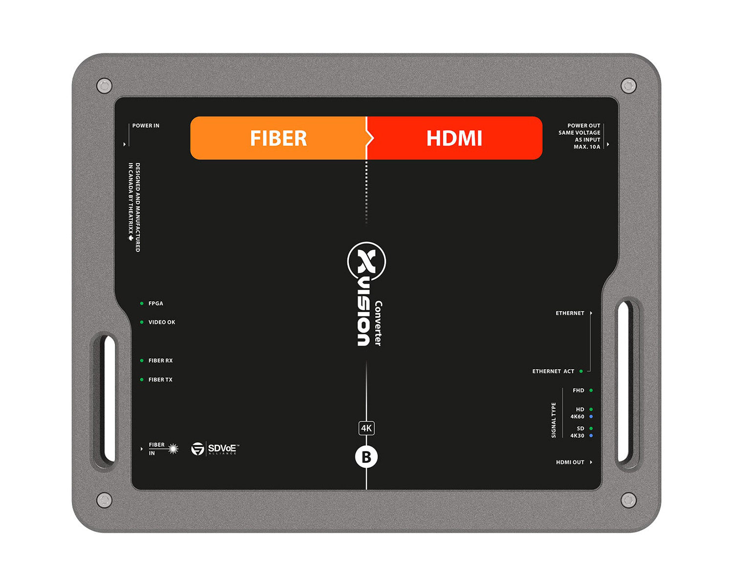 THEF2HM2 - Theatrixx xVision 4K Converter Fibre MultiMode opticalCON DUO to HDMI2.0 Image 2