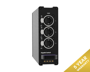 THERMNETSW1GS2 - Theatrixx Reversible Gigabit Switch 4 Ports and 1x 1Gbps Fibre OptiCON Duo SM Image 1