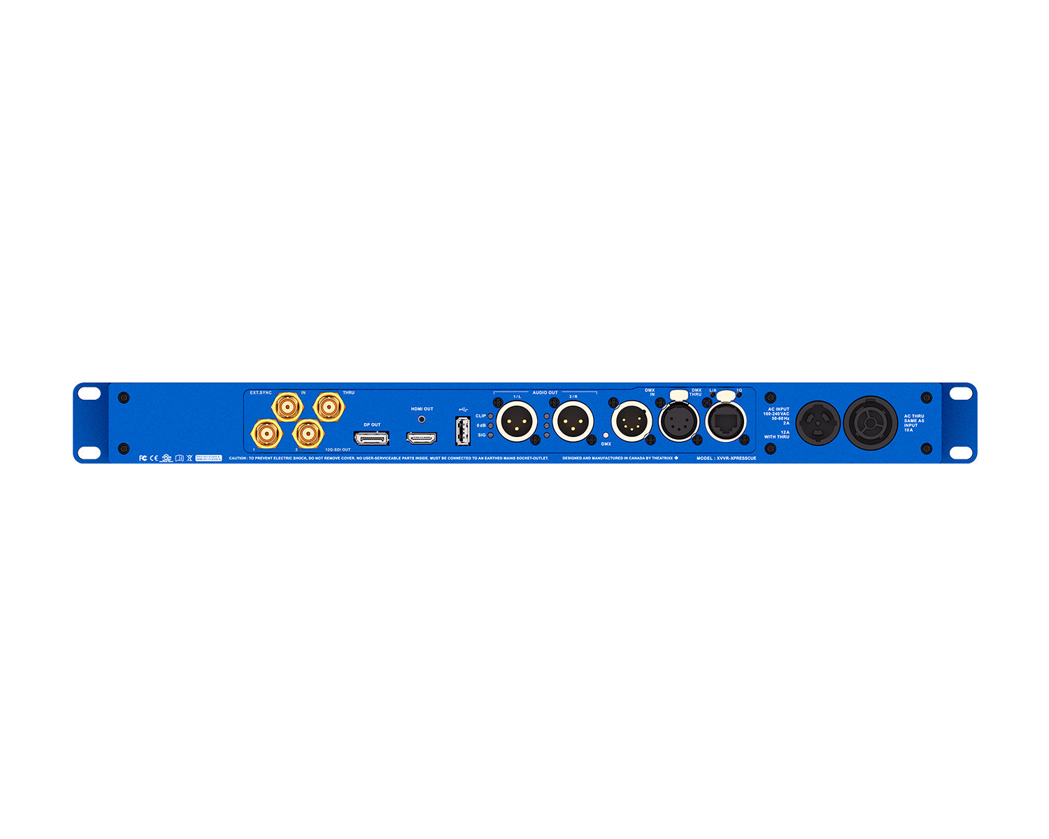 THEXPRESSCUE - Theatrixx xPressCue Video Media Player HD or 4K60P 1TB SSD 1U Image 3