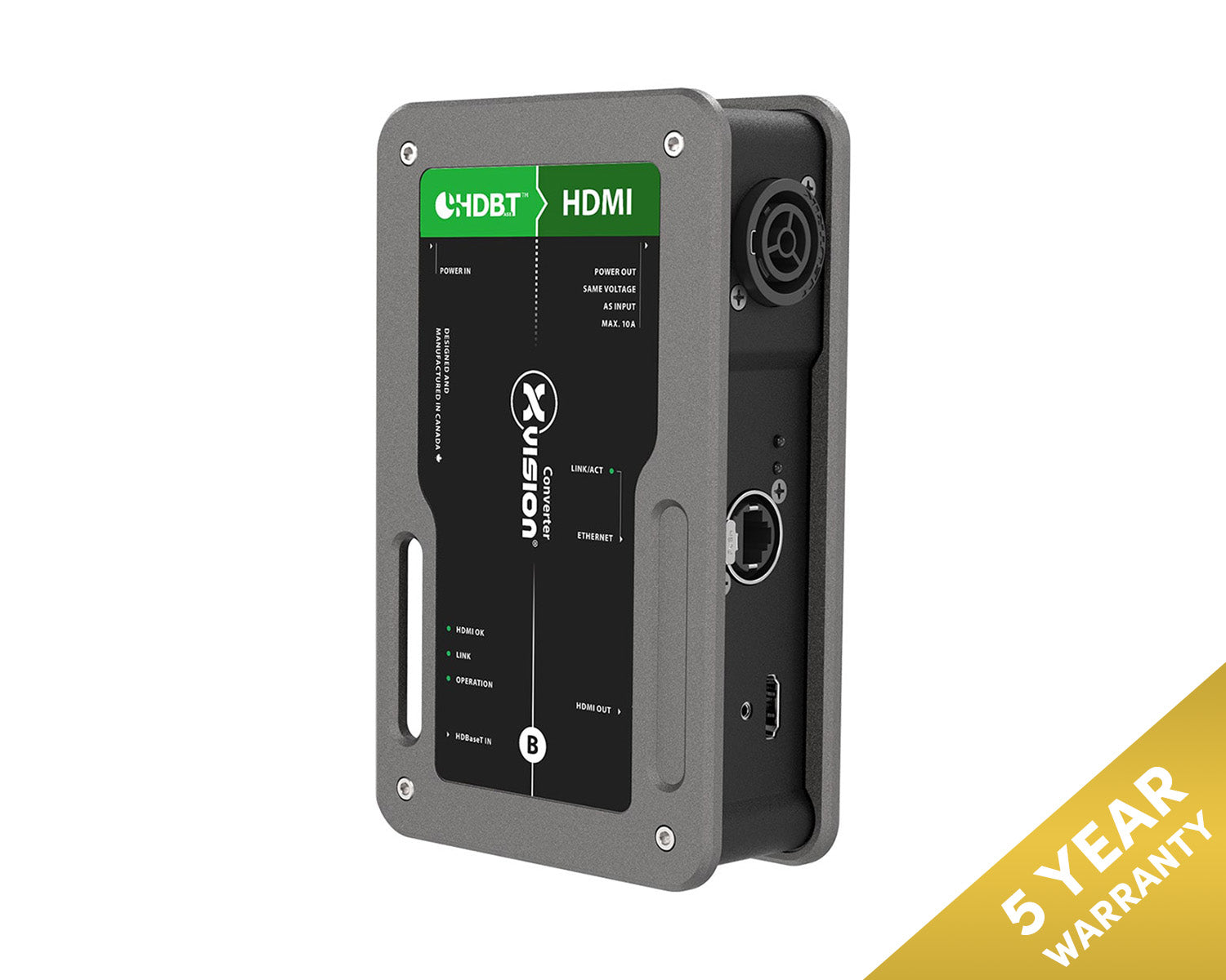 THEXVVHDBT2HT1 - Theatrixx xVision Video Converter HDBaseT1.0 to HDMI1.4 Image 1