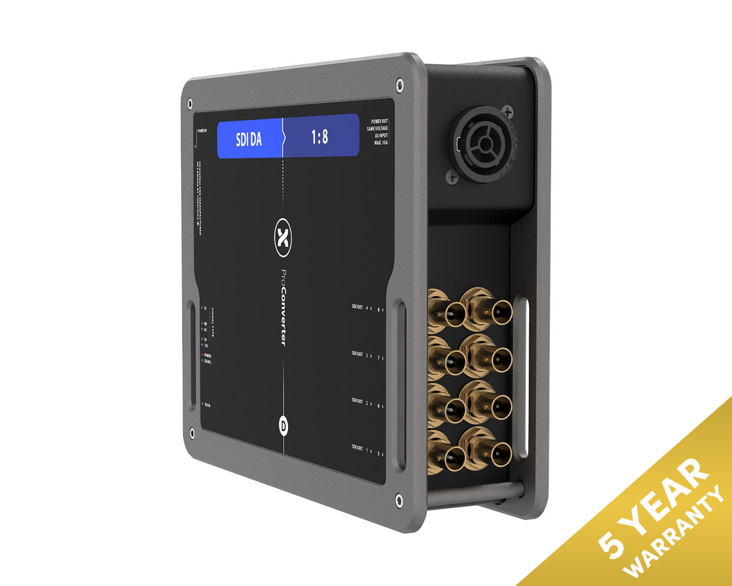 THEXVVSDA8 - Theatrixx xVision 4K 1:8 12G SDI Distribution Amplifier Splitter Image 1