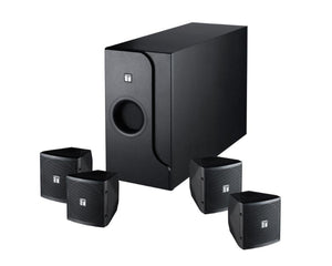 TOABS301B - TOA BS301B 2 Way Speaker System (4 x Satellite and 1 x Sub) Black Image 1