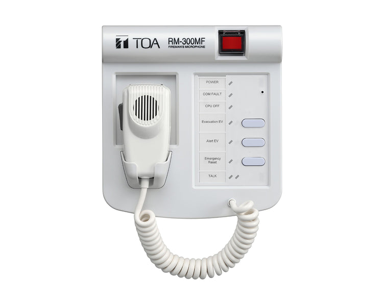 TOARM300MF - TOA RM300MF Firemans Microphone for VM3000 Series Voice Alarm Image 1