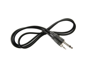 TRALDSJJAC - Trantec LDSJJAC Guitar Lead Mini Screw Jack to 1 or 4inch Jack Image 1