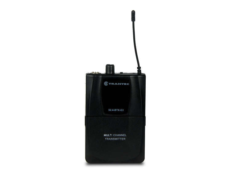 TRAS24BT - Trantec S2.4BTX 2.4GHz Beltpack Transmitter EXC Mic and (No LCD Display) Image 1