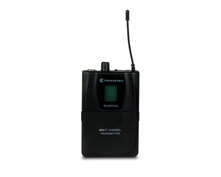 TRAS24BX - Trantec S2.4BX Lapel Wireless Mic System (S2.4RX1 and S2.4BTX) 2.4GHz Image 3