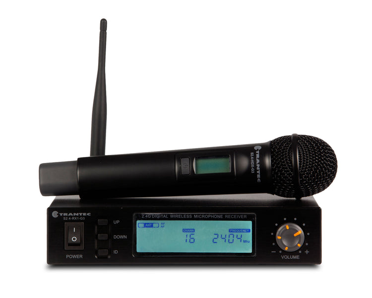 TRAS24HX - Trantec S2.4HX Handheld Dynamic Wireless System 2.4GHz (S2.4RX1 and S2.4HDX) Image 1
