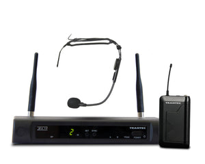 TRAS410A - Trantec S4.10A UHF Headworn System with HM33 Headmic CH70 Image 1