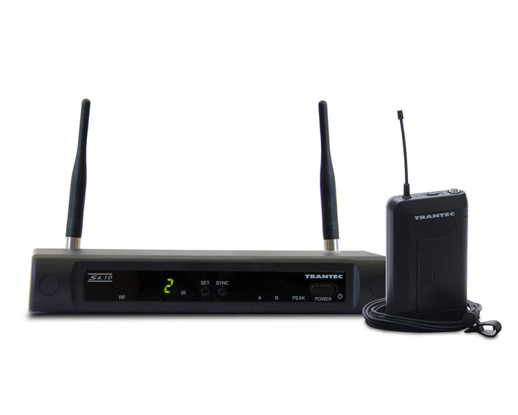 TRAS410L - Trantec S4.10L UHF Lapel Radio Mic System with 16 Frequencies CH70 Image 1