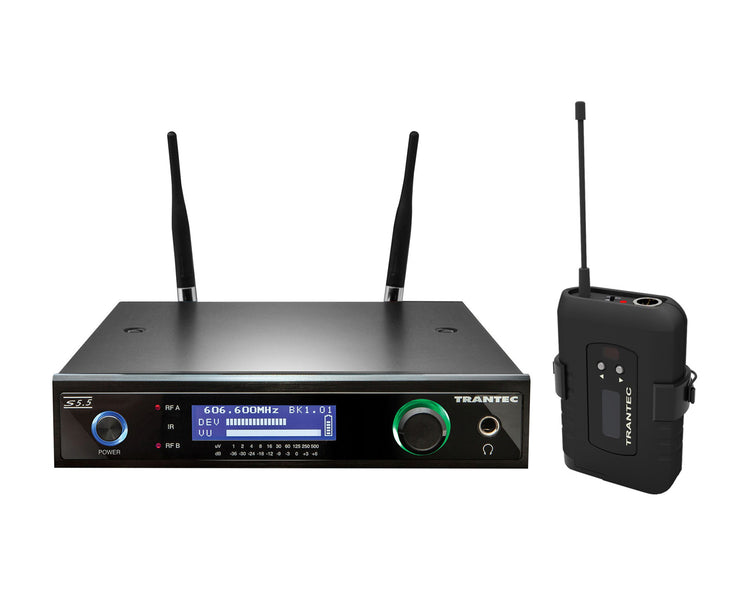 TRAS55B38 - Trantec S5.5L True Diversity Beltpack System Without Mic 24Ch CH38 41 Image 1