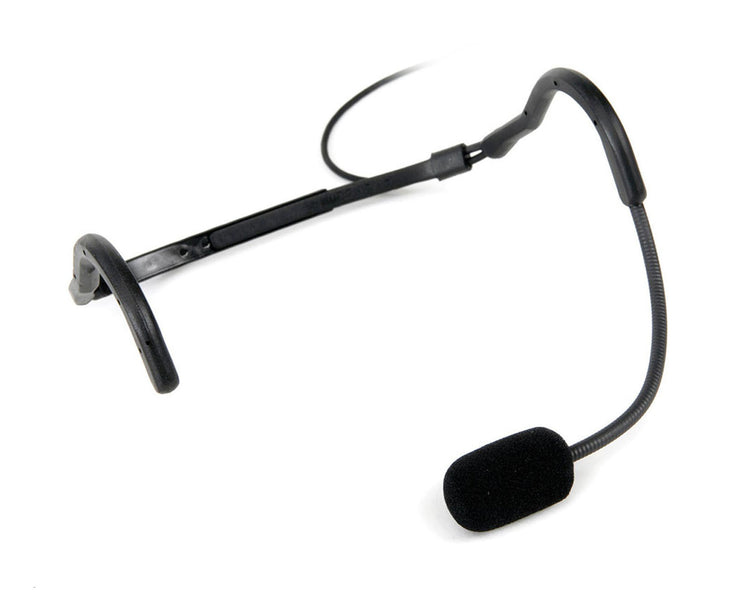 TRAX66BK - Trantec X66BK (HM66) Supercardioid Headmic Black (4 Pin Mini XLR) Image 1