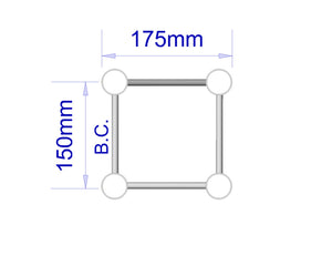 TRI1QD2000 - Trilite by OPTI 100 Quad Length 2m 1QD2000 Image 2