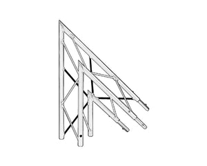 TRI1TJ245 - Trilite by OPTI 100 Truss Junct 2 Way 45degree Apex Up or Down Image 1