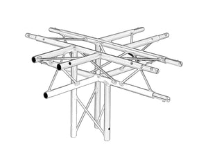 TRI1TJ5AD - Trilite by OPTI 100 Truss Junction 5 Way Apex Down Image 1