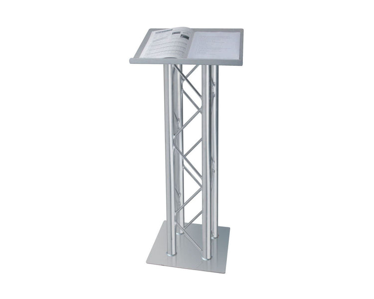 TRI200QLA - Trilite by OPTI 200 Series Quad Truss Lectern in Natural Aluminum Finish Image 1