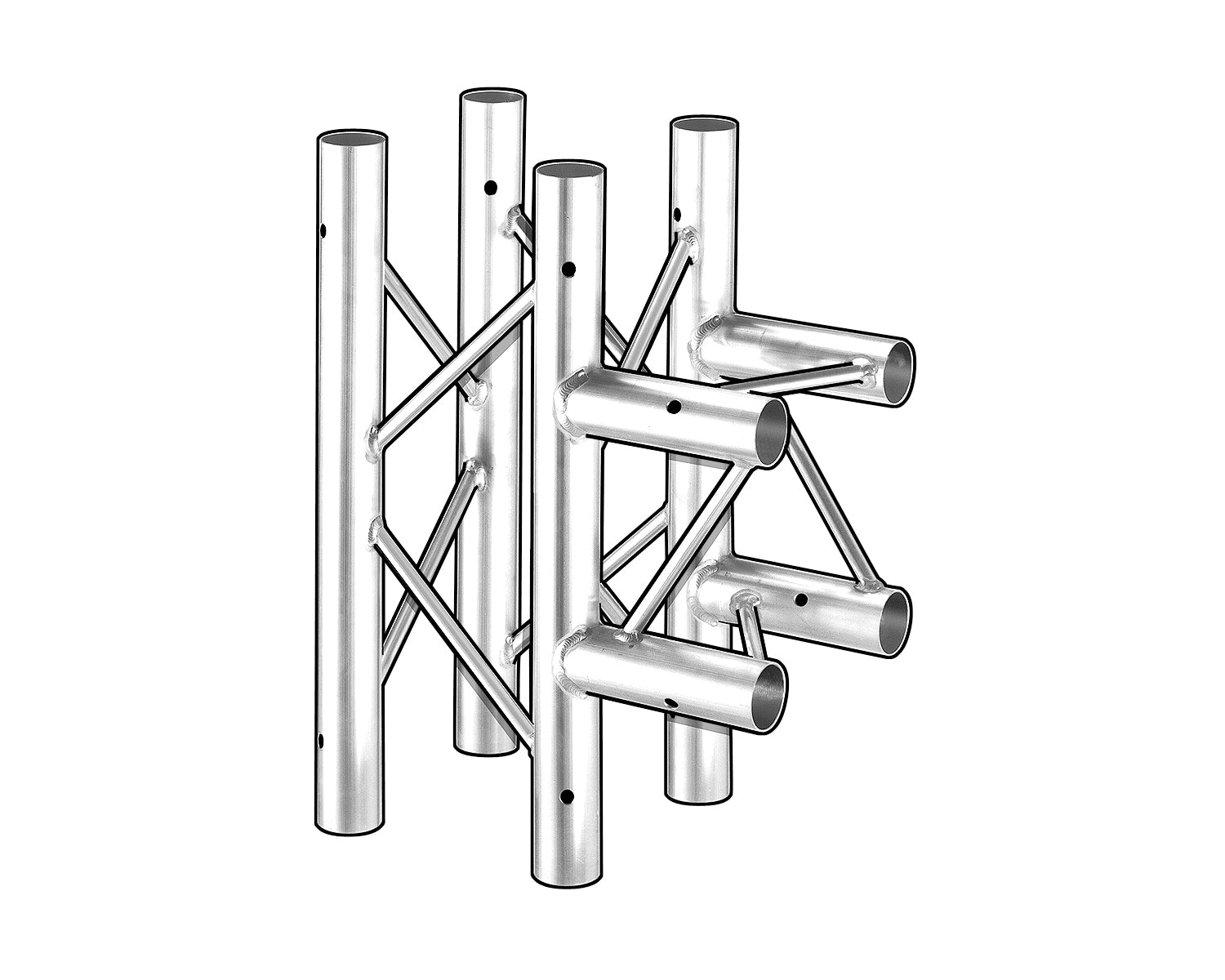 TRI2QJ290U - Trilite by OPTI 200 Quad Junction 90degree Universal 3 Way Image 1