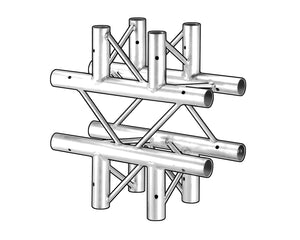 TRI2QJ490 - Trilite by OPTI 200 Quad Junction Flat Cross 4 Way 90degree Universal Image 1