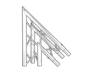 TRI2TJ245 - Trilite by OPTI 200 Truss Junct 2 Way 45degree Apex Up or Down Image 1