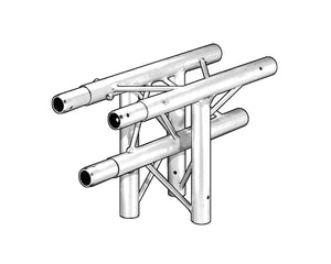TRI2TJ390D - Trilite by OPTI 200 Truss Junct 3 Way 90degree Apex Down Image 1