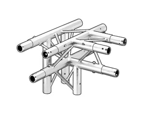 TRI2TJ44 - Trilite by OPTI T200 Truss Junction 90degree Apex Down 4 Way Image 1