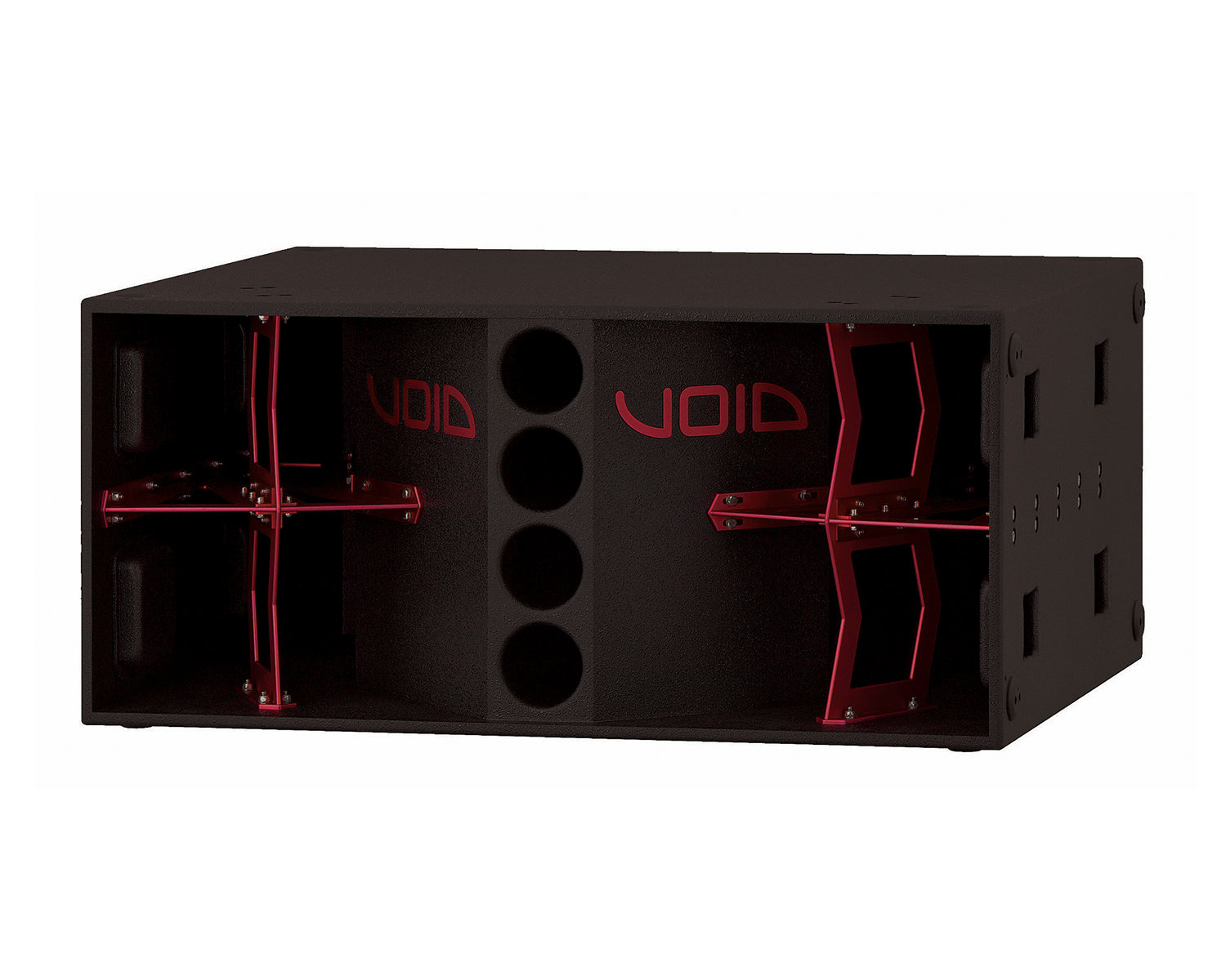 VOISXAIRBR - Void Acoustics Stasys Xair 2x18inch High Powered Subwoofer 3200W Black or Red Image 1
