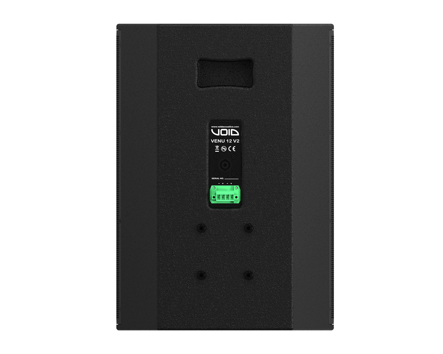 VOIV12V2B - Void Acoustics Venu 12 V2 12inch Surface Speaker Rotatable 90 60degreex60degree HF Black Image 3