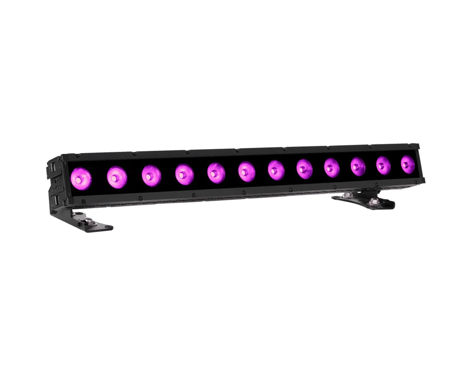 Six+ Bar L Linear LED Batten 12x 20W RGBLA+UV LED IP65 1m