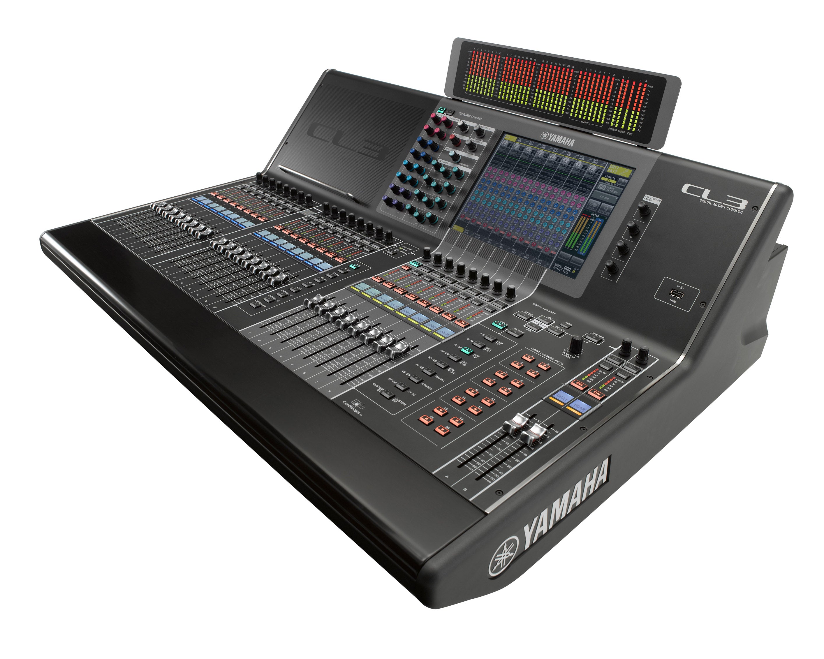 YAMCL3 - Yamaha CL3 Digital Mixing Console with Dante 64 Mono and 8 Stereo i or p Image 1