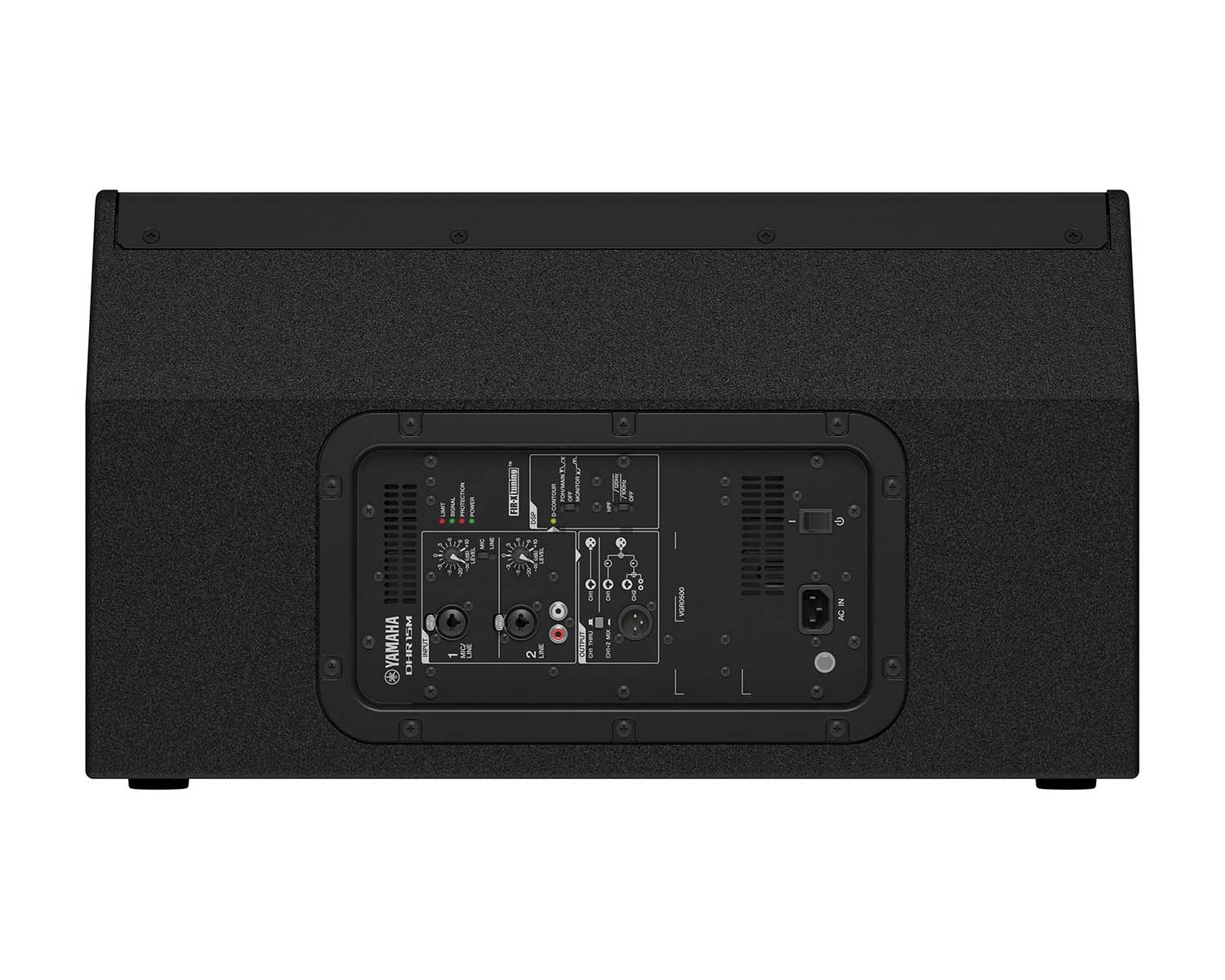 YAMDHR15M - Yamaha DHR15M 2 Way 15inch Active Stage Monitor Class D Amp 465W Black Image 6