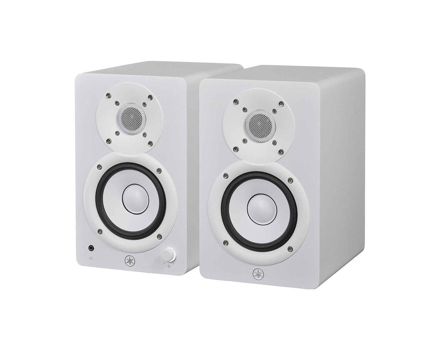 YAMHS4W - Yamaha HS4 4.5inch 2 Way Compact Studio Monitor Speakers Class D Amp White Image 2