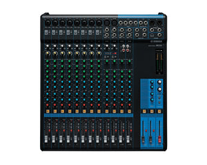 YAMMG16 - Yamaha MG16 16 Channel Mixing Console 10 Mic or 16 Line with Faders Image 1