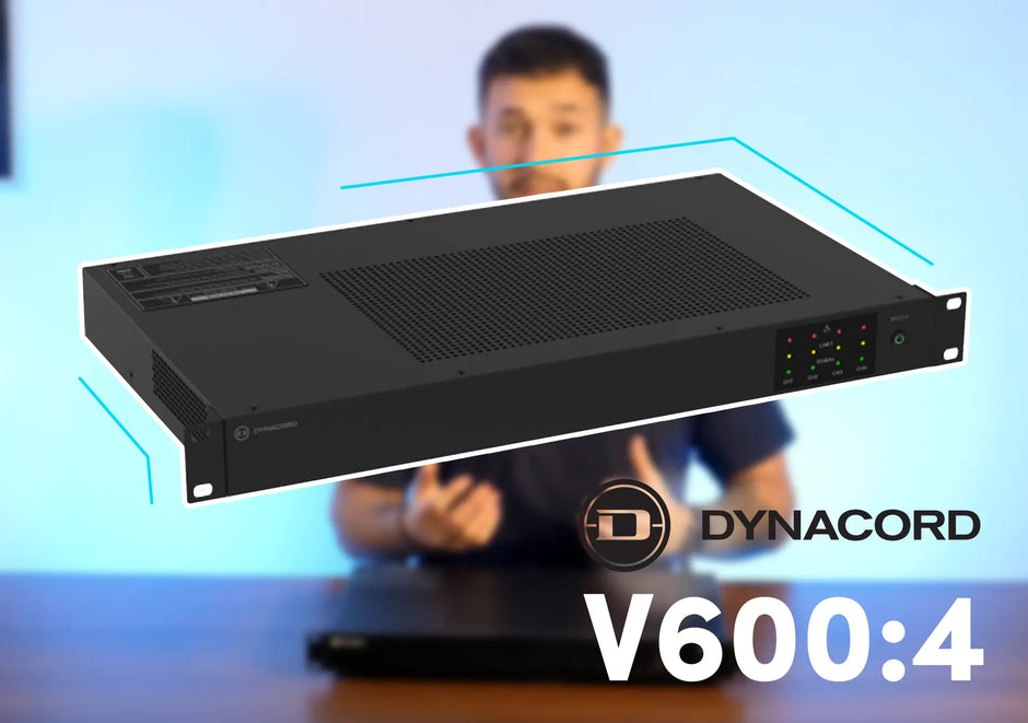 Dynacord V600:4 Power Amplifier for Commercial Installations