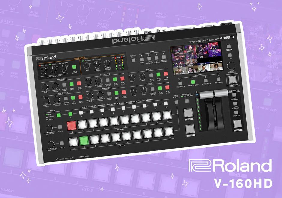 Product of the Month: Roland Pro AV V-160HD Streaming Video Switcher