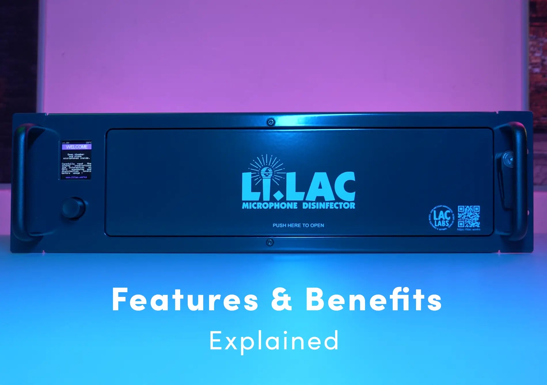 Li.LAC Ultraviolet Microphone Disinfector - Features & Demo