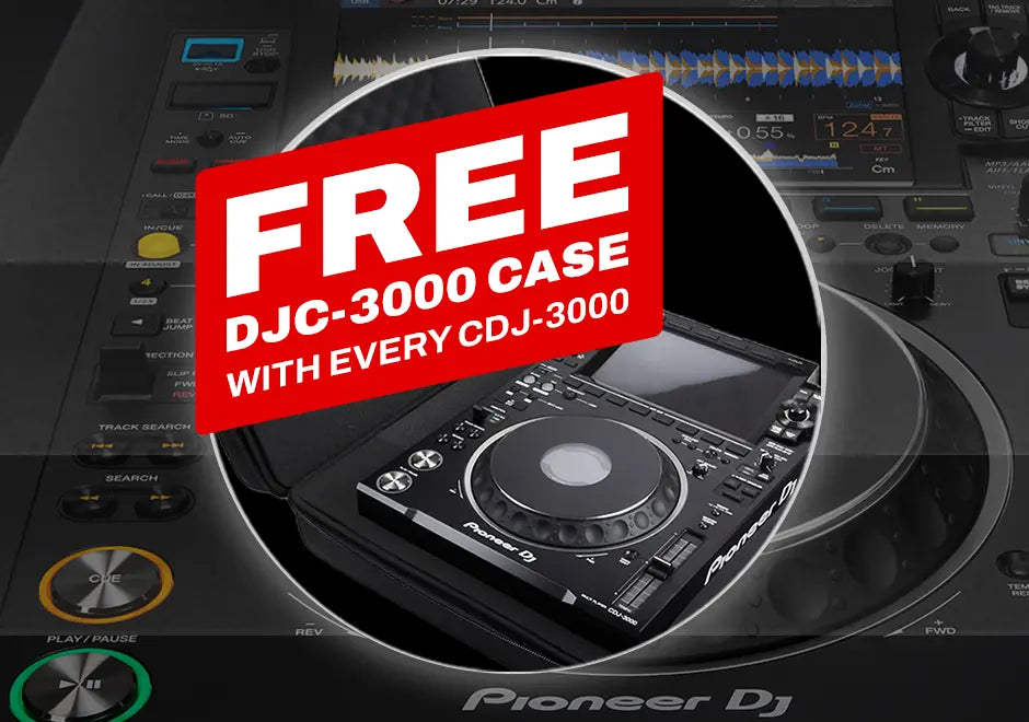 FREE DJC-3000 Durashock Padded Case with Every CDJ-3000 Original!